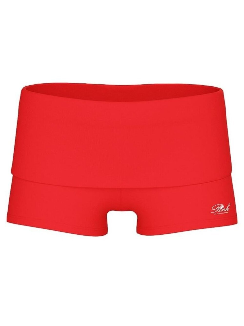New! PINK By Frankie's Bikinis Red Brooklyn Cotton Shorts Size XXL 9086